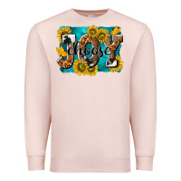 Pale Pink choose joy Premium Sweatshirt - NancyCooperArtShop