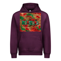 Mauve Wine Mexicana Urban Hoodie - texasbilliewilder