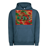 Pigment Midnight Navy Mexicana Urban Hoodie - texasbilliewilder