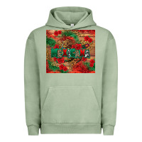 Pigment Oil Green Mexicana Urban Hoodie - texasbilliewilder