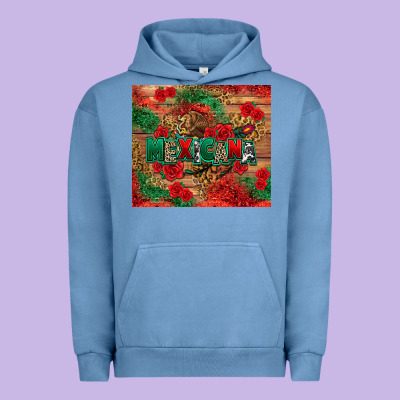 Mexicana Urban Hoodie Designed By Texasbilliewilder