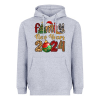 Heather Grey family new years 2024 Heavyweight Hoodie - MaliasSmallBusiness