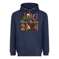 Navy family new years 2024 Heavyweight Hoodie - MaliasSmallBusiness
