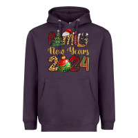 Plum family new years 2024 Heavyweight Hoodie - MaliasSmallBusiness