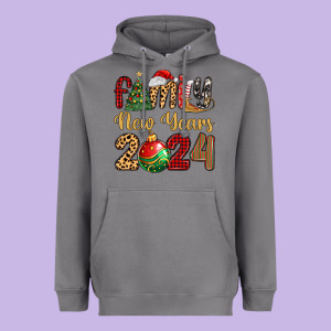 Family New Years 2024 Heavyweight Hoodie Designed By Maliassmallbusiness