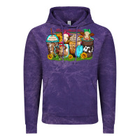 Cloud Purple heifers coffee cups Vintage Hoodie - Zillion Design Studio