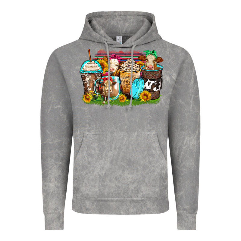 Heifers Coffee Cups Vintage Hoodie by Zillion Design Studio | Teevron