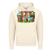 Vintage Artic heifers coffee cups Vintage Hoodie - Zillion Design Studio