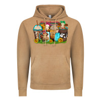 Vintage Camel heifers coffee cups Vintage Hoodie - Zillion Design Studio
