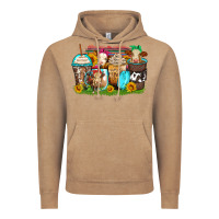 Vintage Coffee heifers coffee cups Vintage Hoodie - Zillion Design Studio