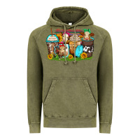 Vintage Olive heifers coffee cups Vintage Hoodie - Zillion Design Studio