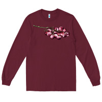 Burgundy red grape Long Sleeve Tee - AdoDesignShop