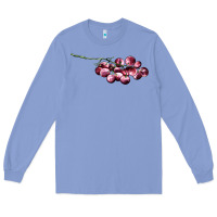 Colony Blue red grape Long Sleeve Tee - AdoDesignShop