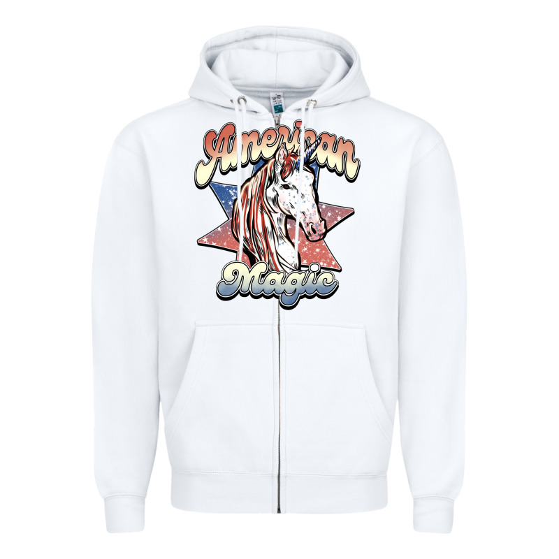 American Magic Zipper Hoodie by NancyCooperArtShop | Teevron