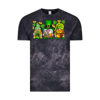 Cloud Black St. Patrick's Day gnomies Vintage Tee - Neo Western
