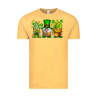 Vintage Mustard St. Patrick's Day gnomies Vintage Tee - Neo Western