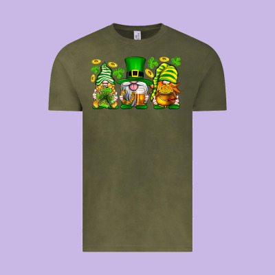 St. Patrick's Day Gnomies Vintage Tee Designed By Neo Western