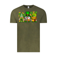 Vintage Olive St. Patrick's Day gnomies Vintage Tee - Neo Western