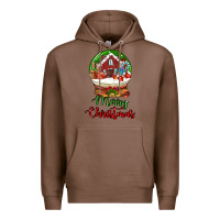 Chestnut Merry Christmas Premium Hoodie - LillyAllenDesigns