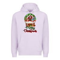 Lilac Merry Christmas Premium Hoodie - LillyAllenDesigns