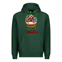 Sports Green Merry Christmas Premium Hoodie - LillyAllenDesigns