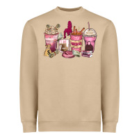 Mushroom Girl boss coffee cups Heavyweight Sweatshirt - Zillion Design Studio