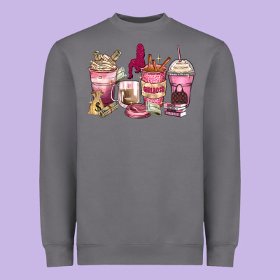 Girl Boss Coffee Cups Heavyweight Sweatshirt Designed By Zillion Design Studio