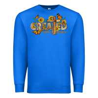 True Royal created with a purpose with sunflower and butterfl Premium Sweatshirt - NancyCooperArtShop