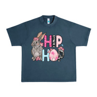 Midnight Navy Easter Day Hip hop bunny Urban Heavy Tee - OliviaCreatesArt