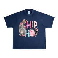 Navy Easter Day Hip hop bunny Urban Heavy Tee - OliviaCreatesArt