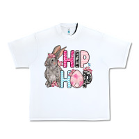 White Easter Day Hip hop bunny Urban Heavy Tee - OliviaCreatesArt