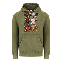 Vintage Olive hohoho cows Vintage Hoodie - RanaPortraitStore