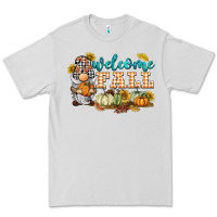 Dove Grey welcome fall gnome Premium Tee - BarkalooDesign