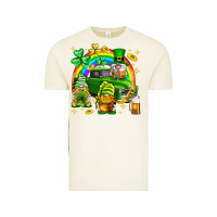 Vintage Arctic St. Patrick's Day gnomies truck Vintage Tee - Neo Western