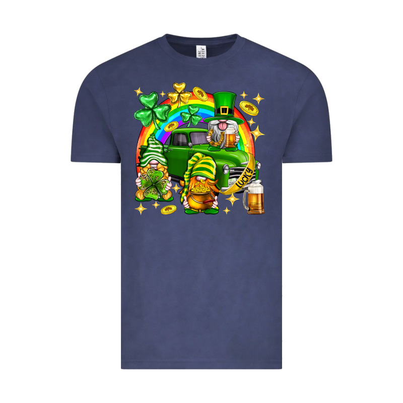 St. Patrick's Day Gnomies Truck Vintage Tee by Neo Western | Teevron