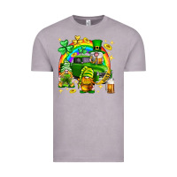 Vintage Zinc St. Patrick's Day gnomies truck Vintage Tee - Neo Western