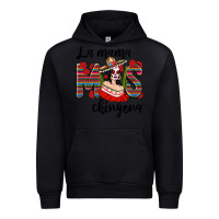Black La Mama Mos Chingona Urban Hoodie - texasbilliewilder
