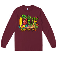 Burgundy love summer Long Sleeve Tee - Jasminsmagicworld