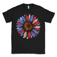 Black usa flag camouflage sunflower Classic Tee - JahusDesignShop