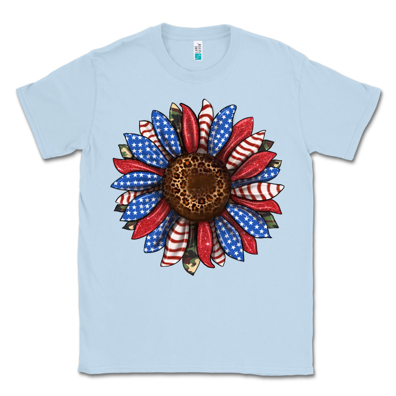 Usa Flag Camouflage Sunflower Classic Tee by JahusDesignShop | Teevron