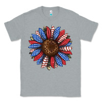 Heather Grey usa flag camouflage sunflower Classic Tee - JahusDesignShop