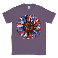 Lavender usa flag camouflage sunflower Classic Tee - JahusDesignShop