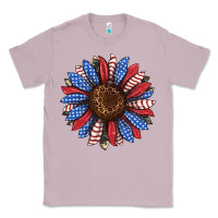 Lilac usa flag camouflage sunflower Classic Tee - JahusDesignShop