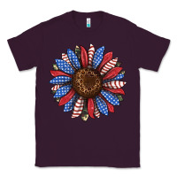 Plum usa flag camouflage sunflower Classic Tee - JahusDesignShop