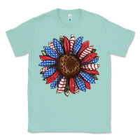 Seafoam usa flag camouflage sunflower Classic Tee - JahusDesignShop
