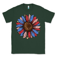 Sports Green usa flag camouflage sunflower Classic Tee - JahusDesignShop