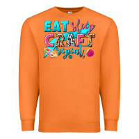 Carrot eat sleep craft repeat Premium Sweatshirt - NancyCooperArtShop