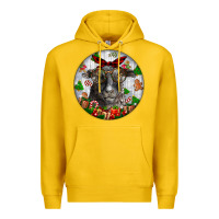 Lemon christmas dorper sheep Premium Hoodie - LillyAllenDesigns