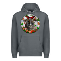 Rock christmas dorper sheep Premium Hoodie - LillyAllenDesigns