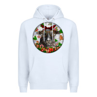 White christmas dorper sheep Premium Hoodie - LillyAllenDesigns